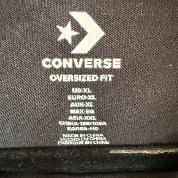Converse x Space Jam Taz T Shirt Black Sz XL Oversized Fit‎ 100% Cotton - Picture 2 of 12